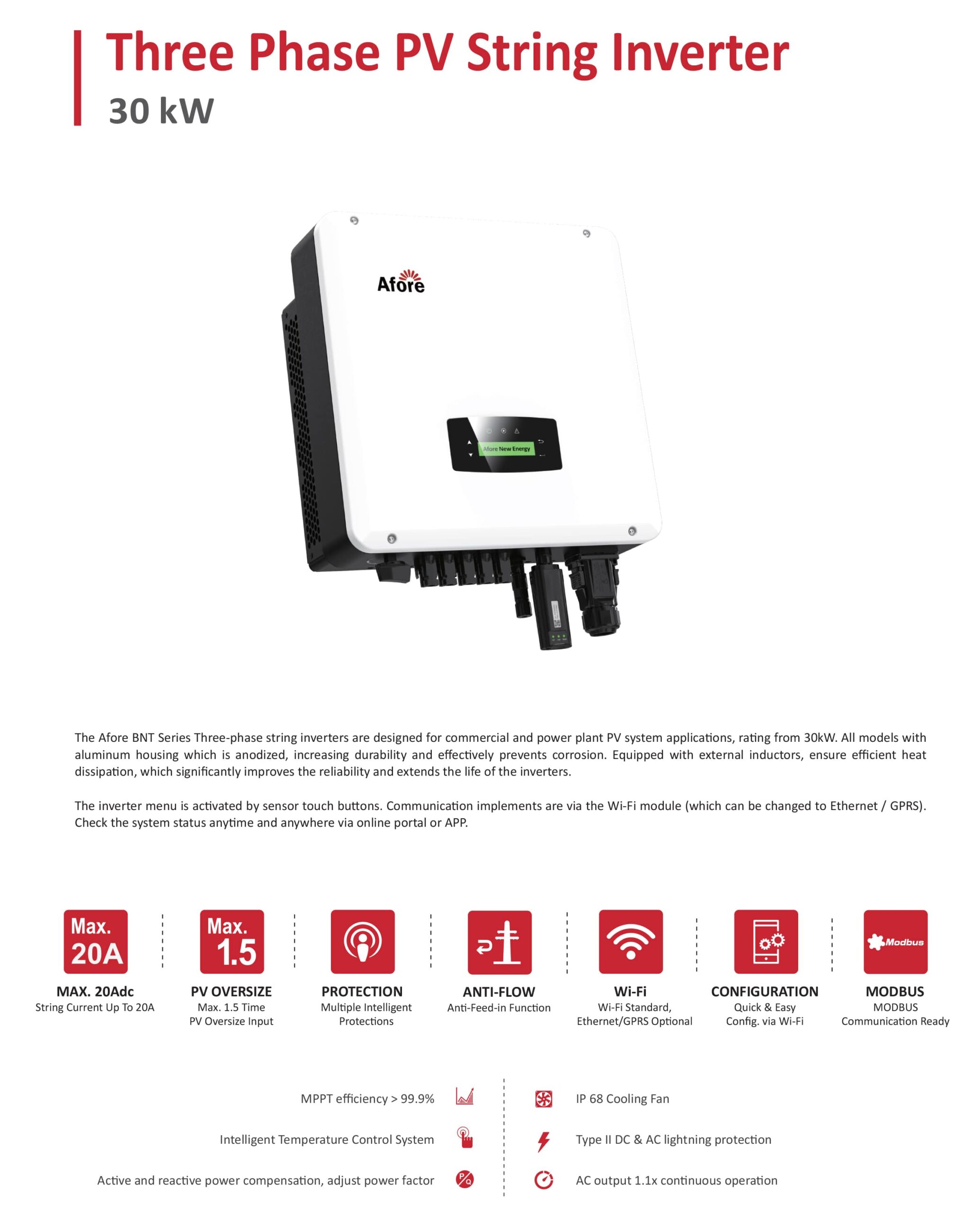 inverter afore hòa lưới bám tải 3 pha bnt030ktl trang 1