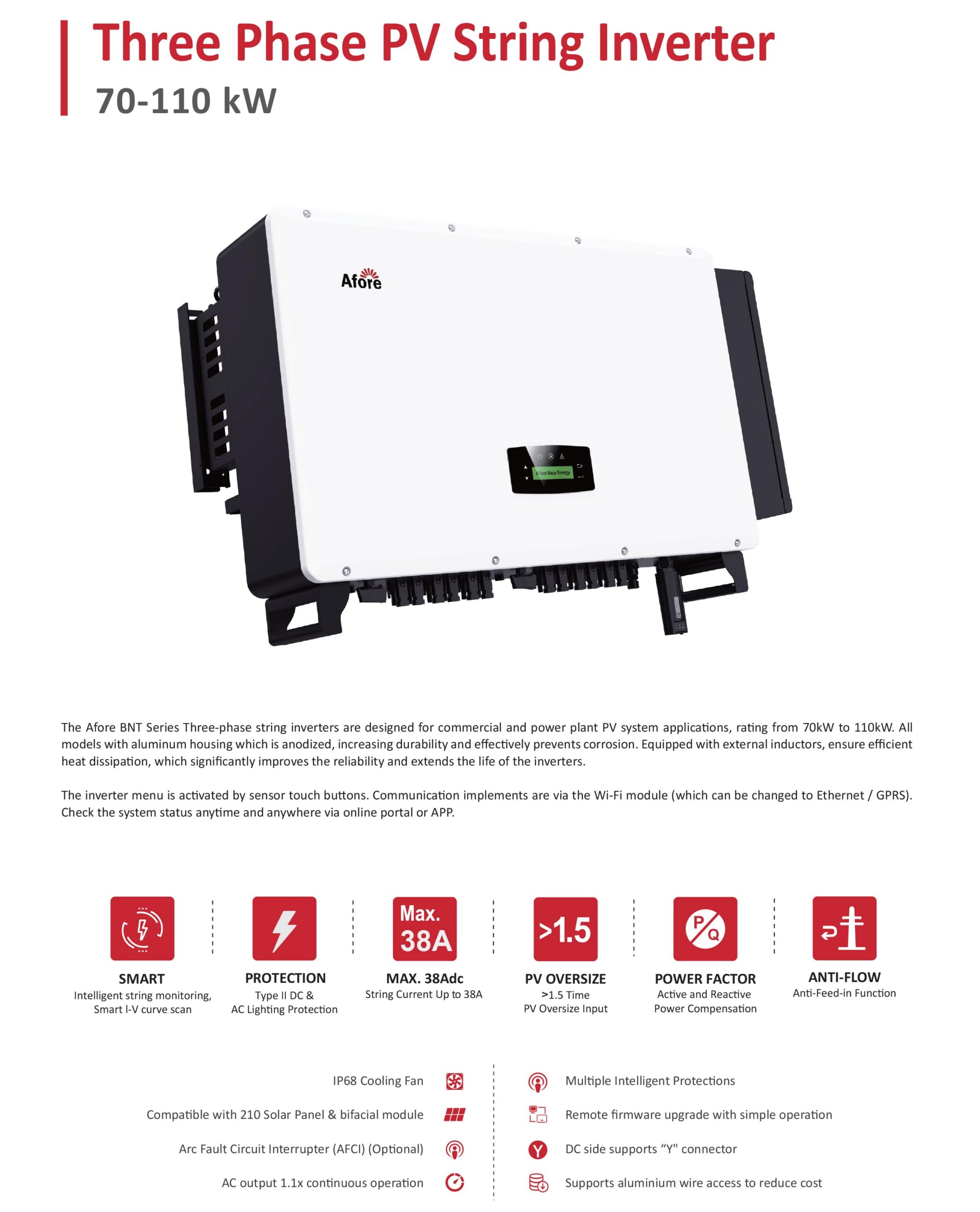 inverter afore hòa lưới bám tải 3 pha bnt110ktl trang 1
