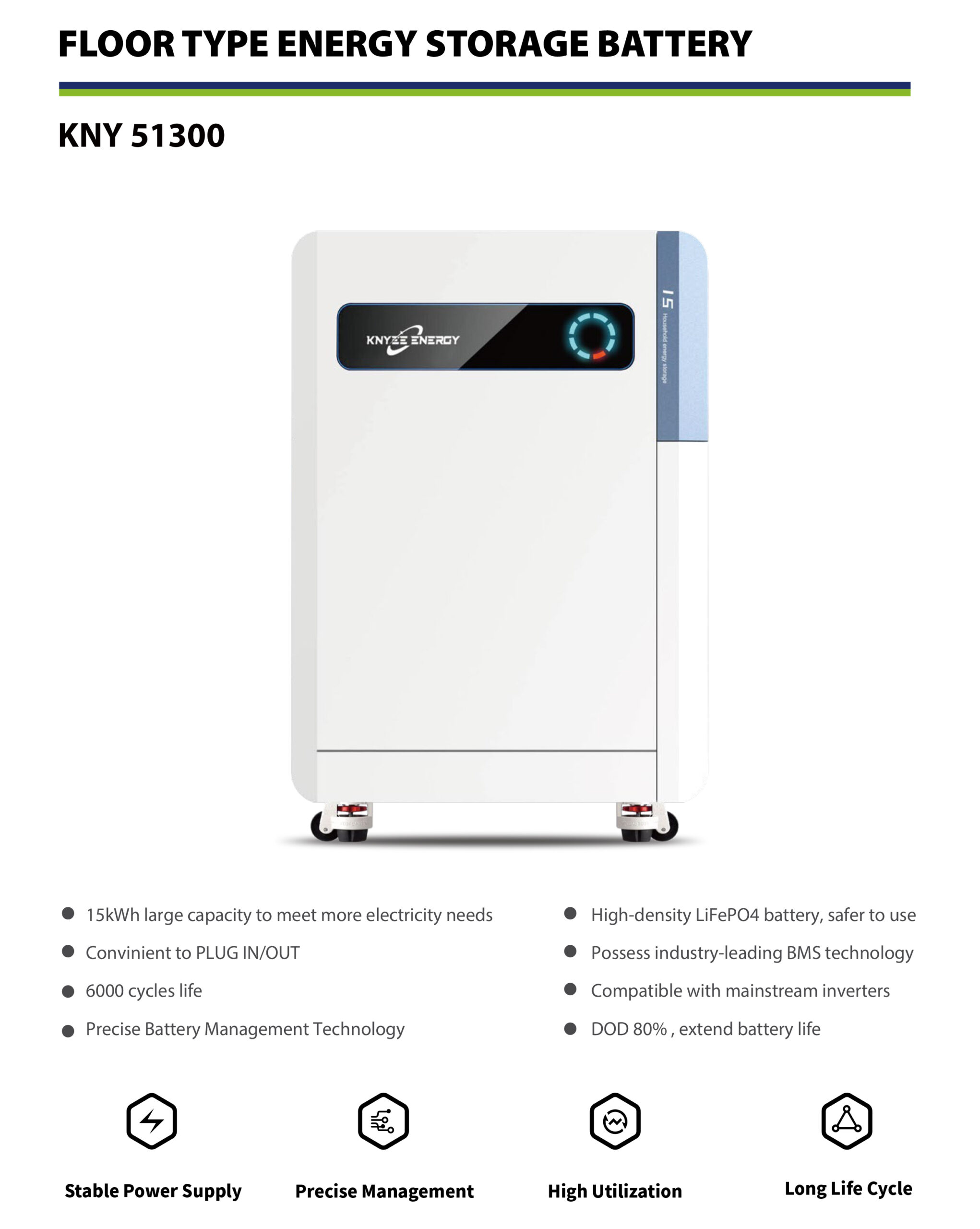 pin lưu trữ áp thấp knyee kny 51300