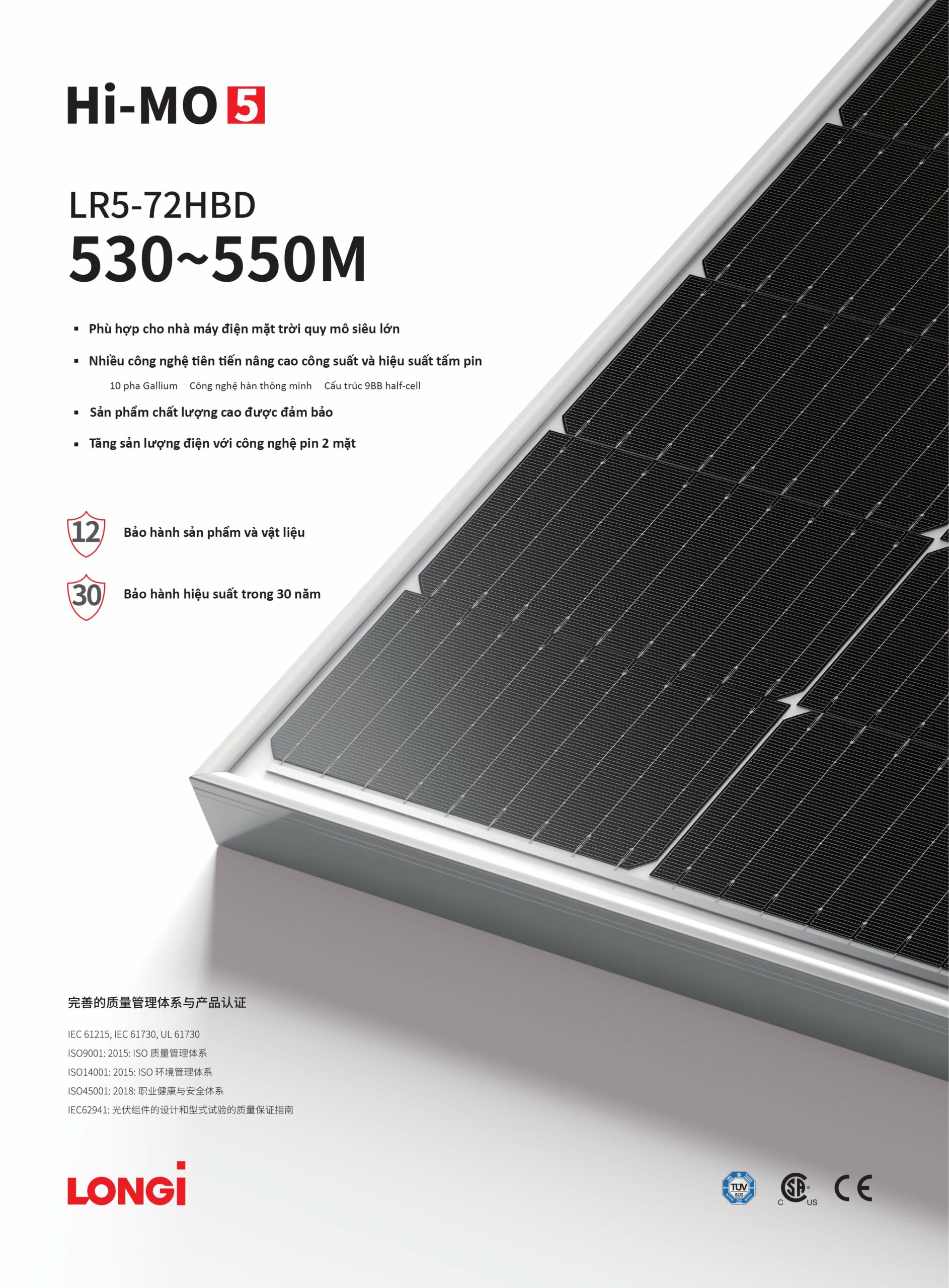 tấm pv Longi