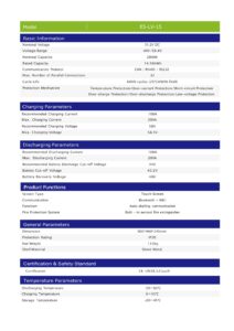 Pin lưu trữ áp thấp Apess 14.3kWh