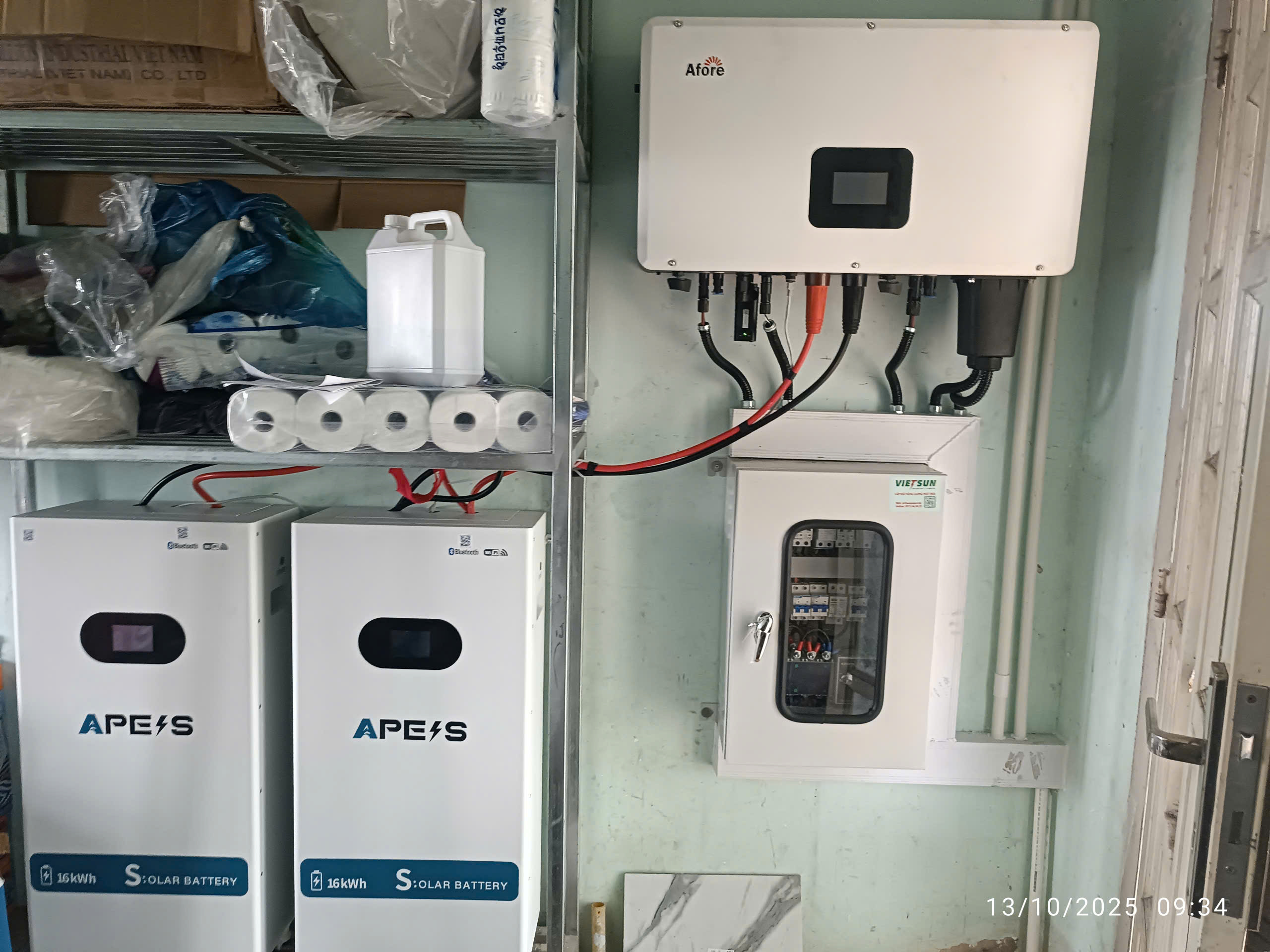 Pin Lưu Trữ Áp Thấp APESS 16 kWh