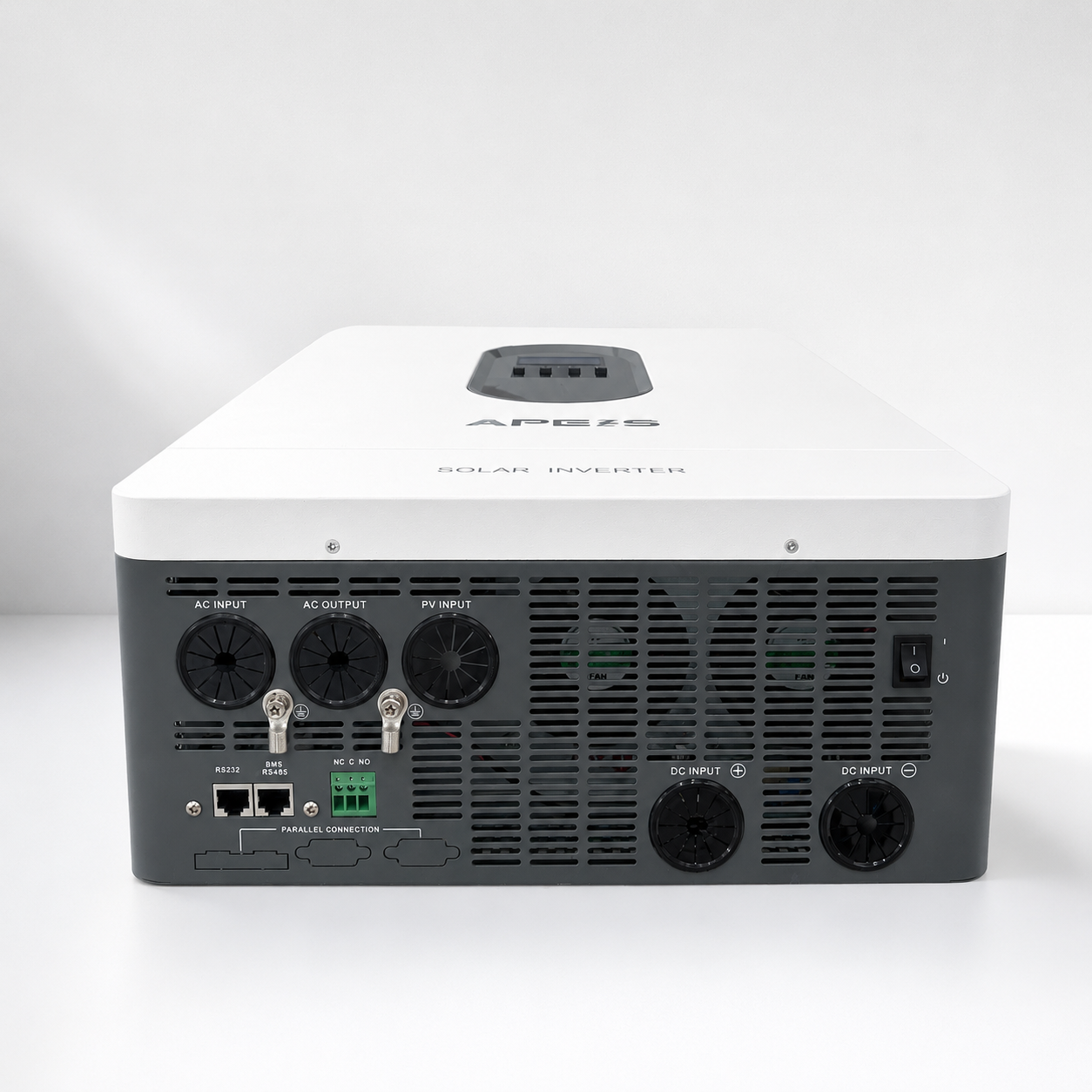 biến tần độc lập 12kw với công suất lên đến 12kw phù hợp gia đình văn phòng sử dụng điện nhiều