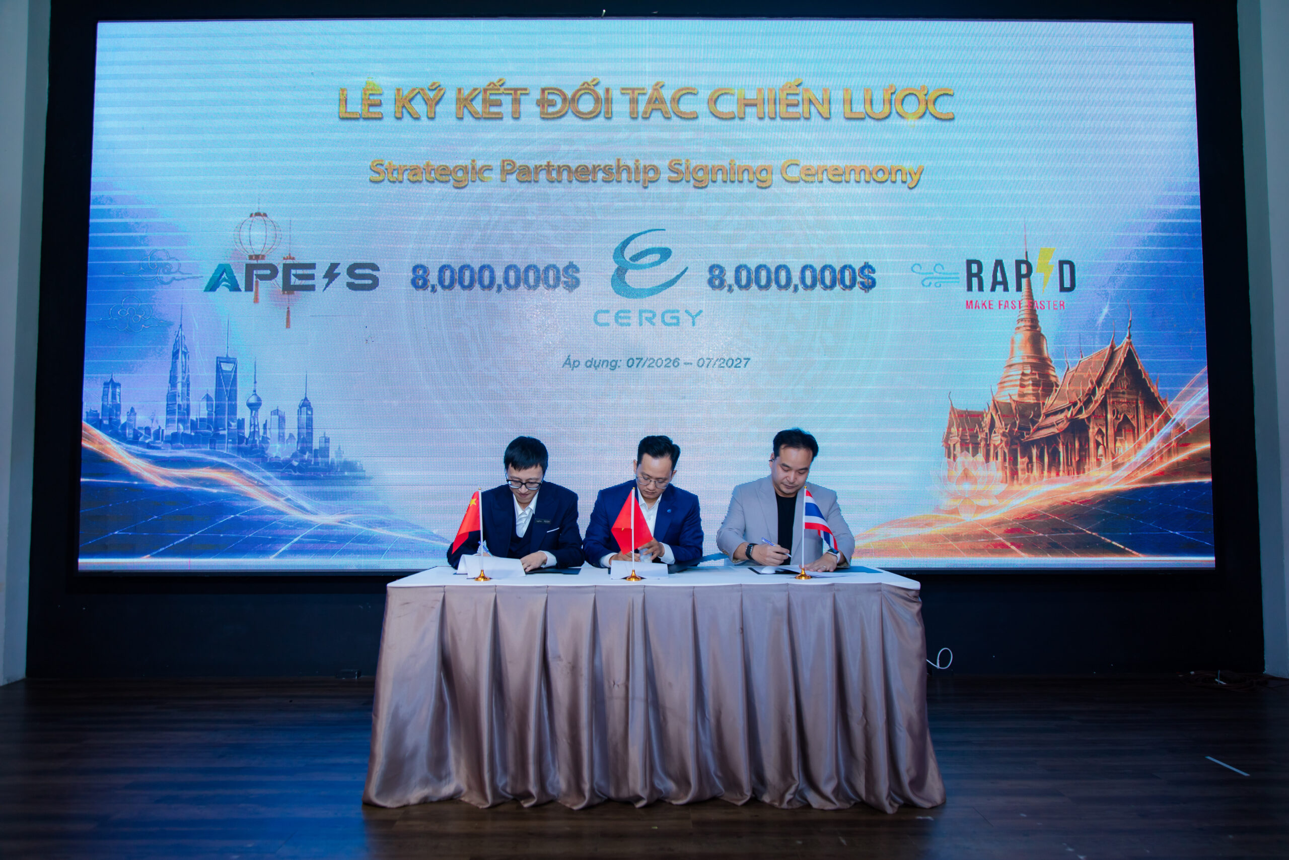 Cergy x RAPD ký kết hợp tác
