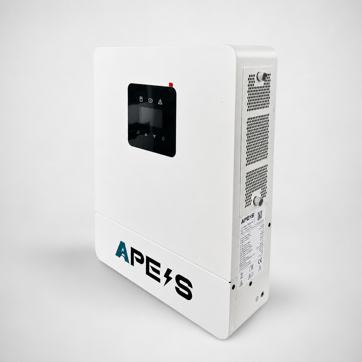 APESS IP54 4kW là dòng biến tần độc lập cao cấp, được thiết kế để vận hành linh hoạt giữa điện mặt trời, pin lưu trữ và điện lưới. Thiết bị sở hữu chuẩn bảo vệ IP54, thiết kế nhỏ gọn, dễ lắp đặt và phù hợp cho nhiều hệ thống điện mặt trời dân dụng. Khả năng chuyển nguồn nhanh cùng phương thức vận hành linh hoạt giúp APESS 4kW mang lại trải nghiệm sử dụng gần với hệ Hybrid, đồng thời vẫn giữ được ưu điểm chủ động nguồn điện của một hệ thống độc lập.