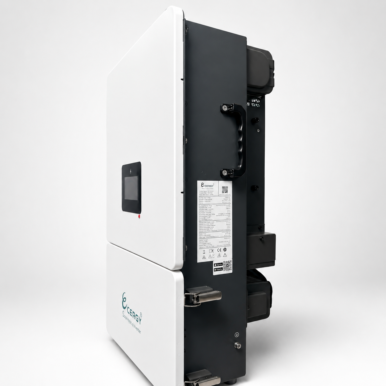 Cergy Hybrid 20kW 3 pha là dòng biến tần Hybrid công suất lớn, vận hành linh hoạt giữa điện mặt trời, pin lưu trữ, điện lưới và máy phát, phù hợp cho nhà xưởng, cơ sở kinh doanh và hệ thống điện mặt trời thương mại. Thiết bị sở hữu 3 MPPT, chuẩn IP65, hỗ trợ pin 48V, công suất PV lên đến 40kW, đồng thời hỗ trợ giám sát thông minh qua Wi-Fi/LAN và ứng dụng trên điện thoại.