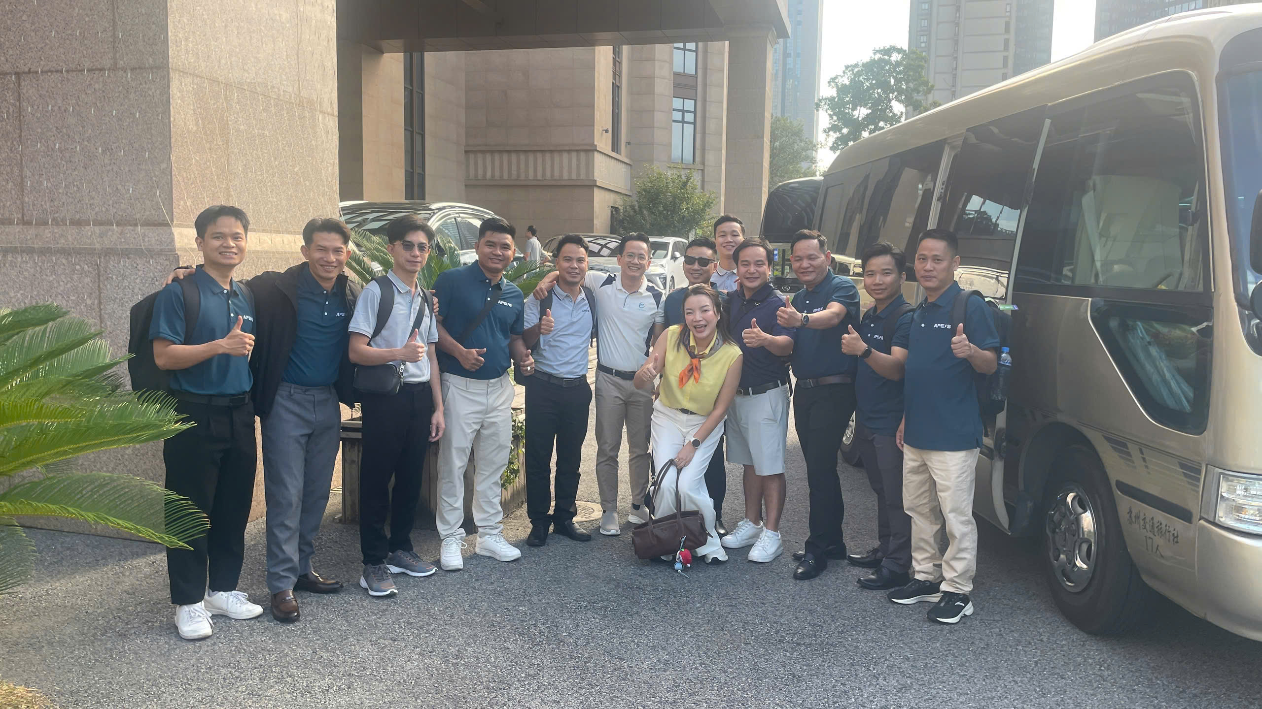 Cergy tham quan nhà máy RAPD tại Trung Quốc