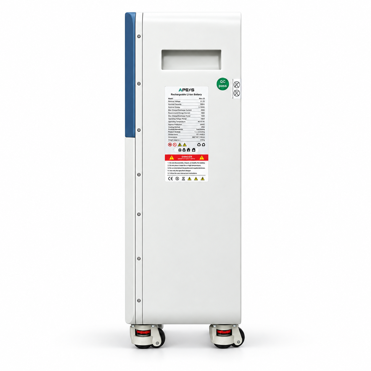 Pin lưu trữ APESS HESS-20 dung lượng 20.07kWh, cell LiFePO4, chuẩn IP65, 8.000 chu kỳ và hỗ trợ ghép song song tối đa 16 bộ. Xem thông tin và nhận tư vấn.