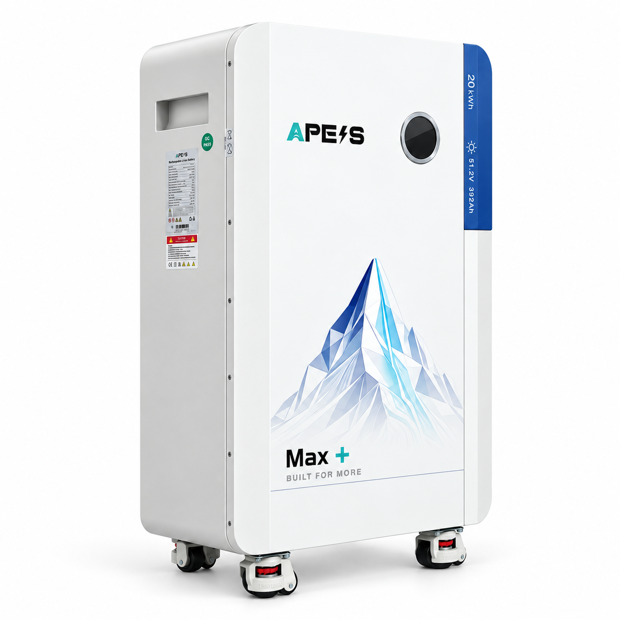 Pin lưu trữ APESS HESS-20 dung lượng 20.07kWh, cell LiFePO4, chuẩn IP65, 8.000 chu kỳ và hỗ trợ ghép song song tối đa 16 bộ. Xem thông tin và nhận tư vấn.